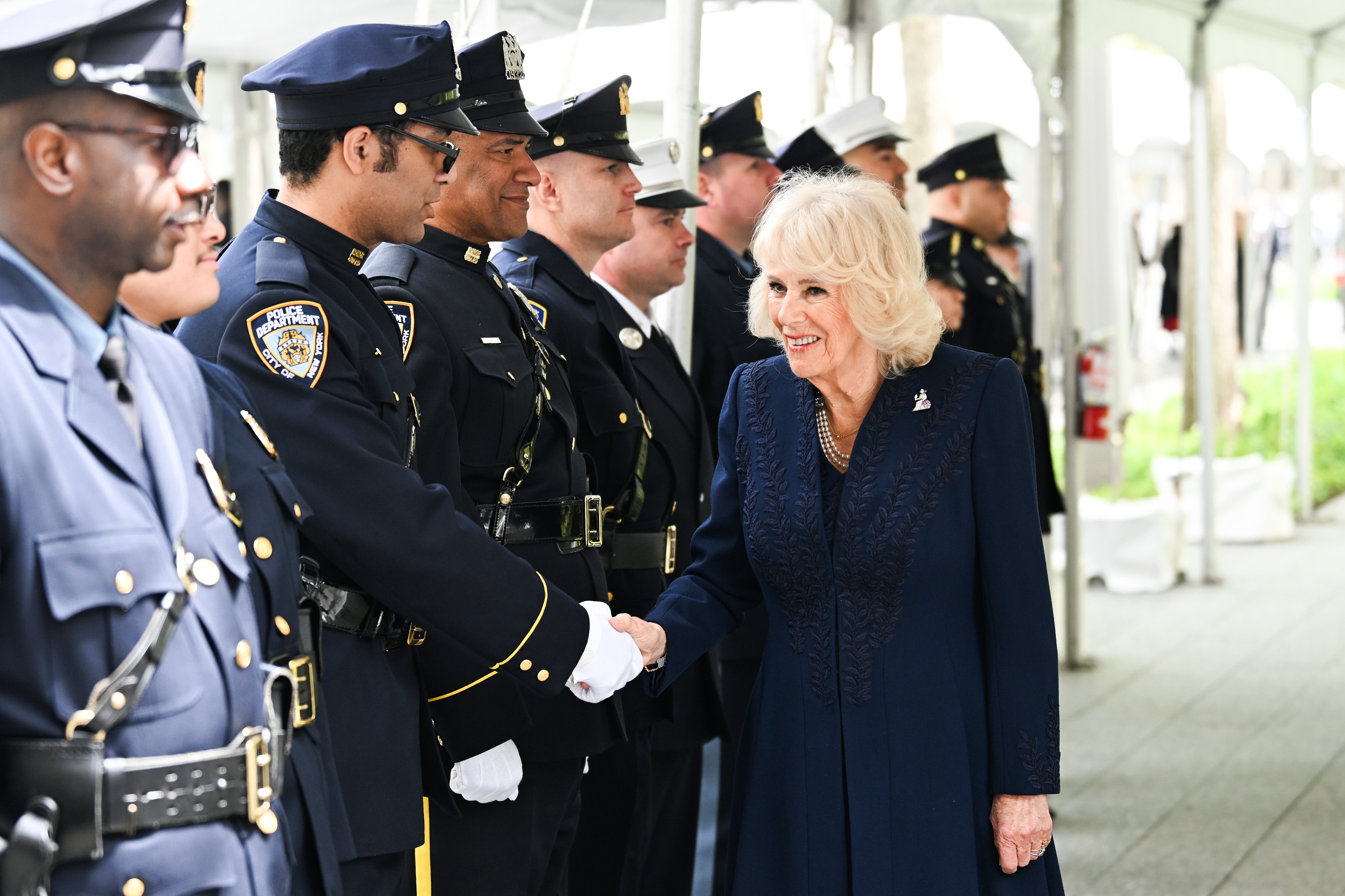 Queen Camilla was in New York City Wednesday afternoon, during the third day of the royals’ state visit