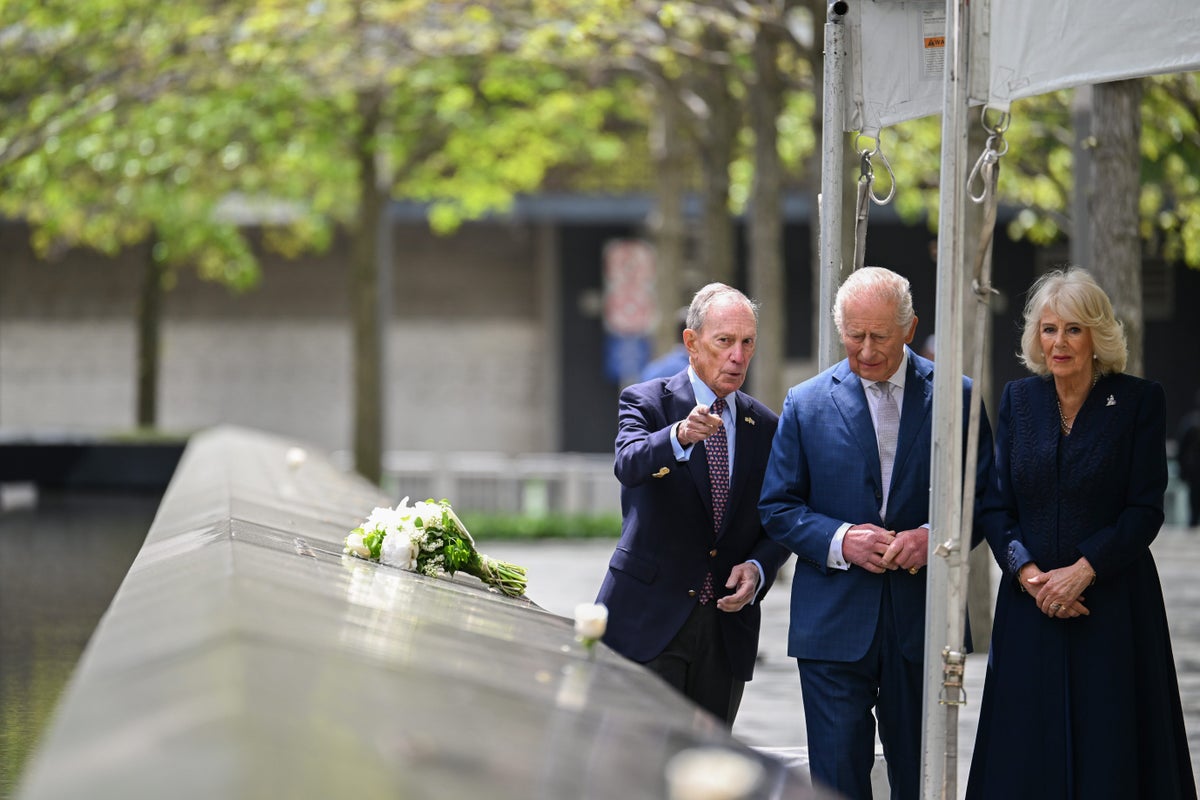 Charles and Camilla express ‘enduring solidarity’ amid visit to 9/11 memorial