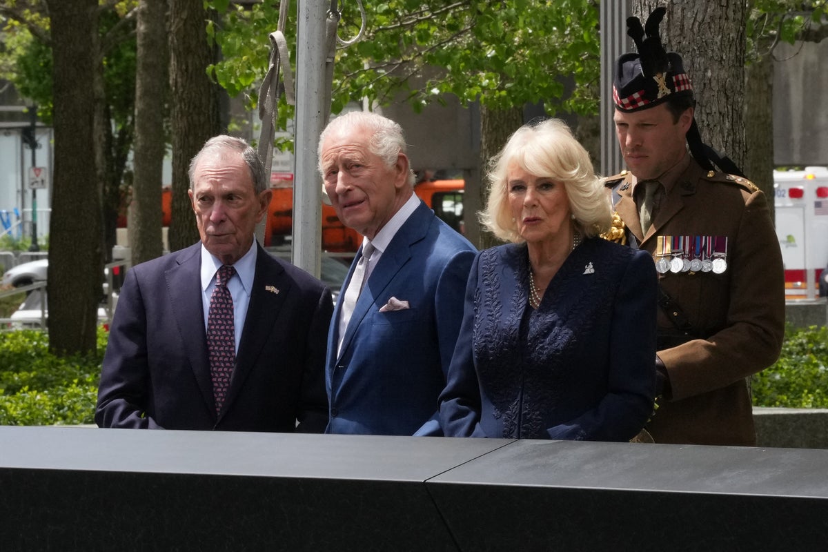 King Charles and Queen Camilla arrive at NYC 9/11 memorial