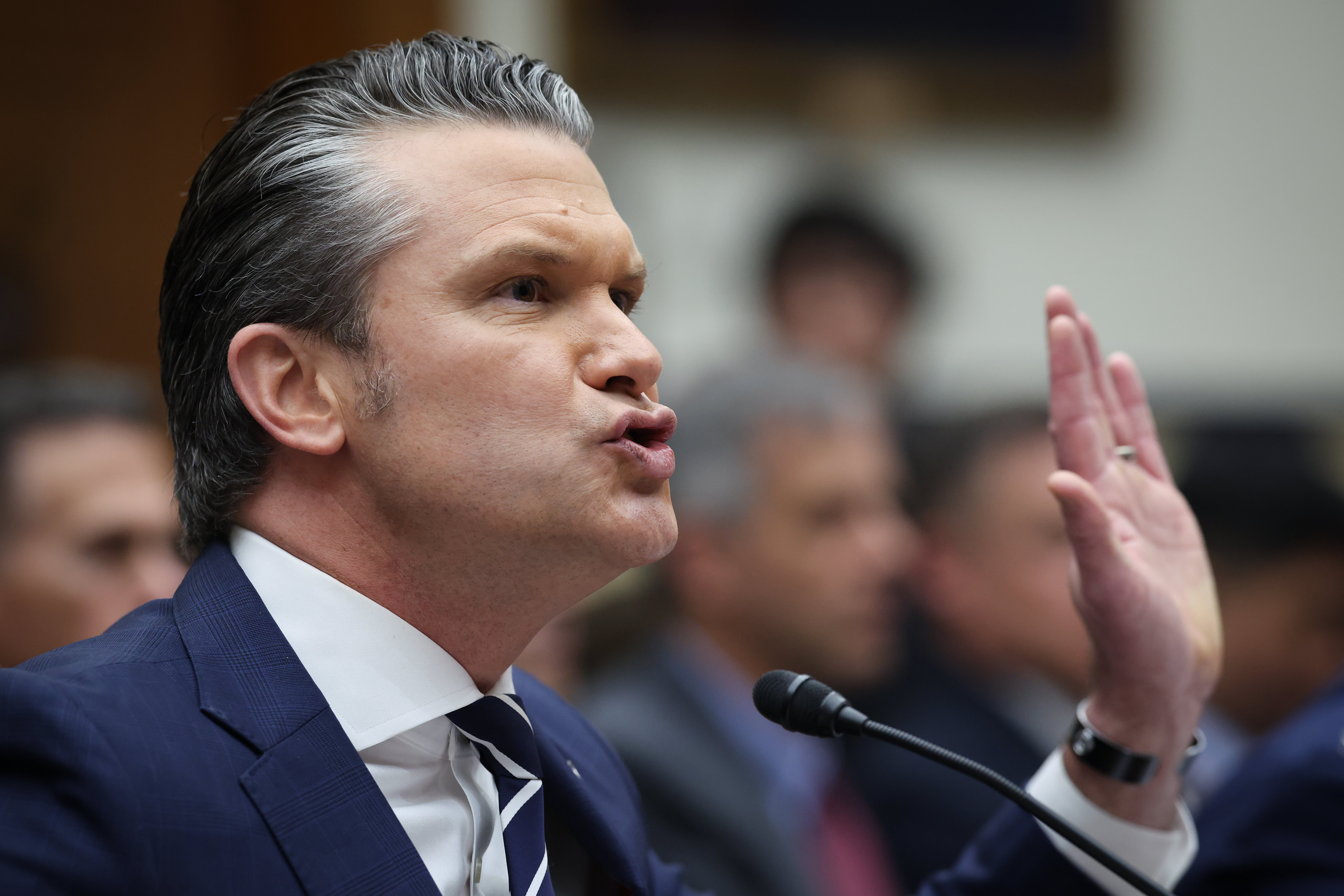 ‘Wish fulfillment is not a strategy,’ one congressman scolded Hegseth during the hearing.