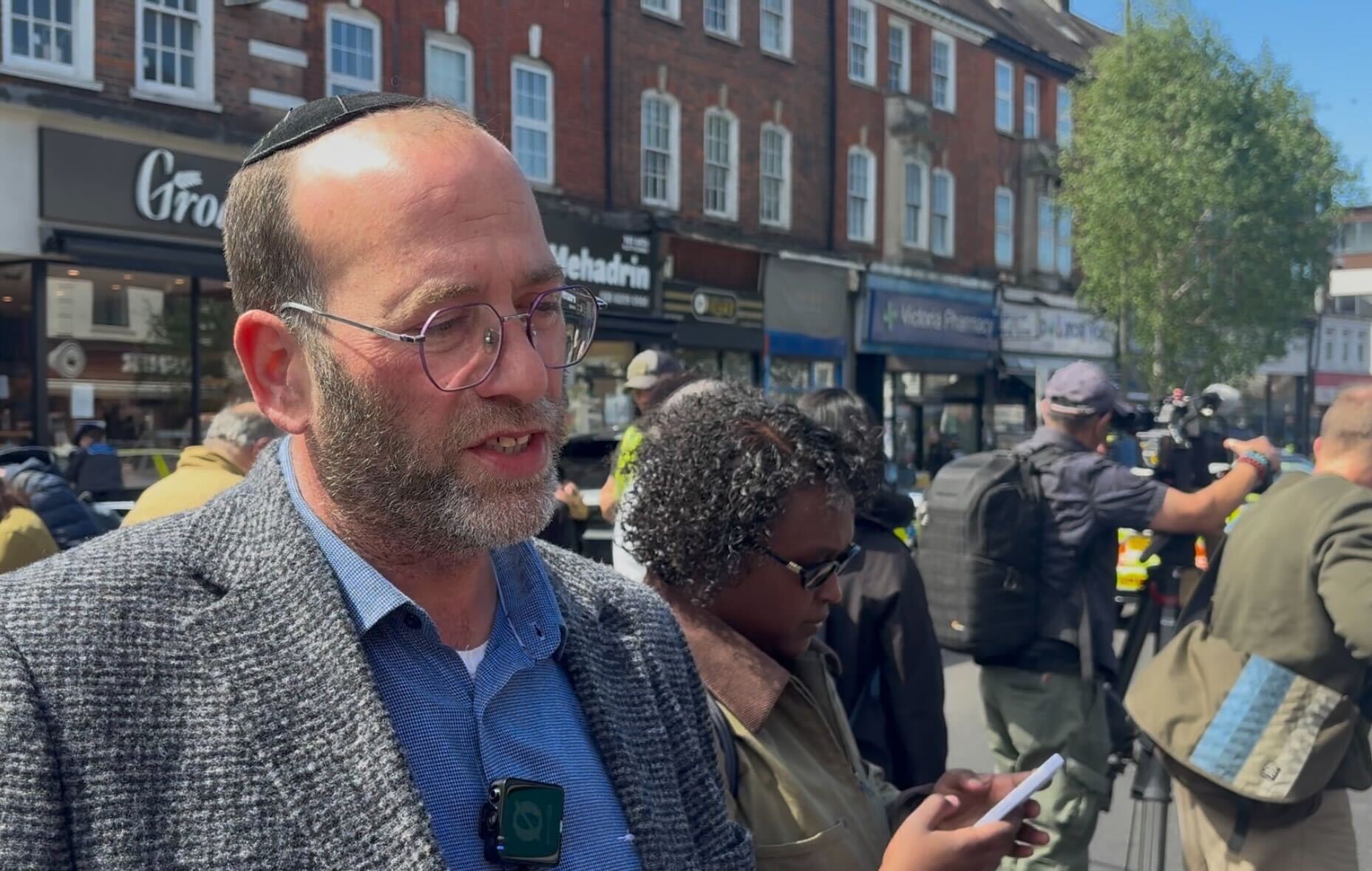 Israel Morgenstern said the Jewish community was worried for the safety of their children