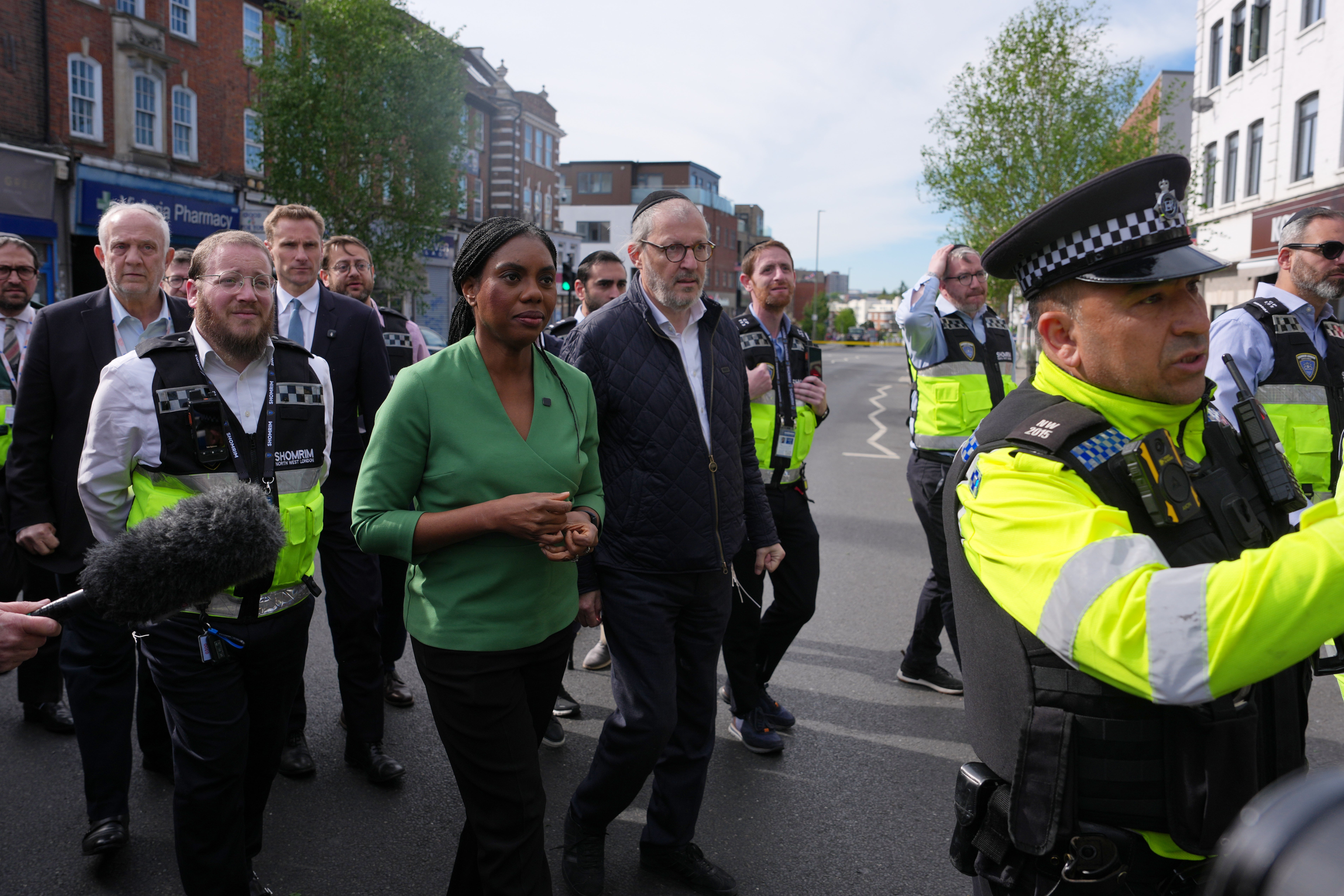 Tory leader Kemi Badenoch has said the rise of antisemitism is a ‘national emergency’