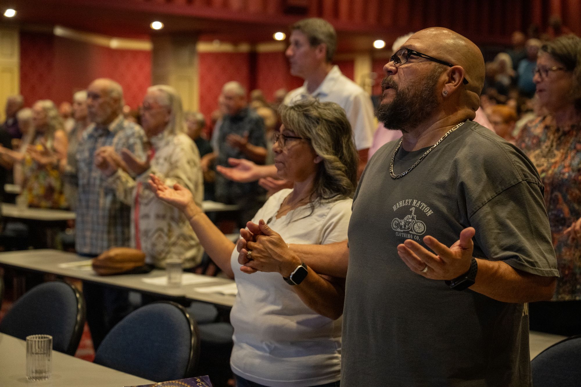 Some parishioners travel up to an hour and a half each week to attend Mass, often coming as families