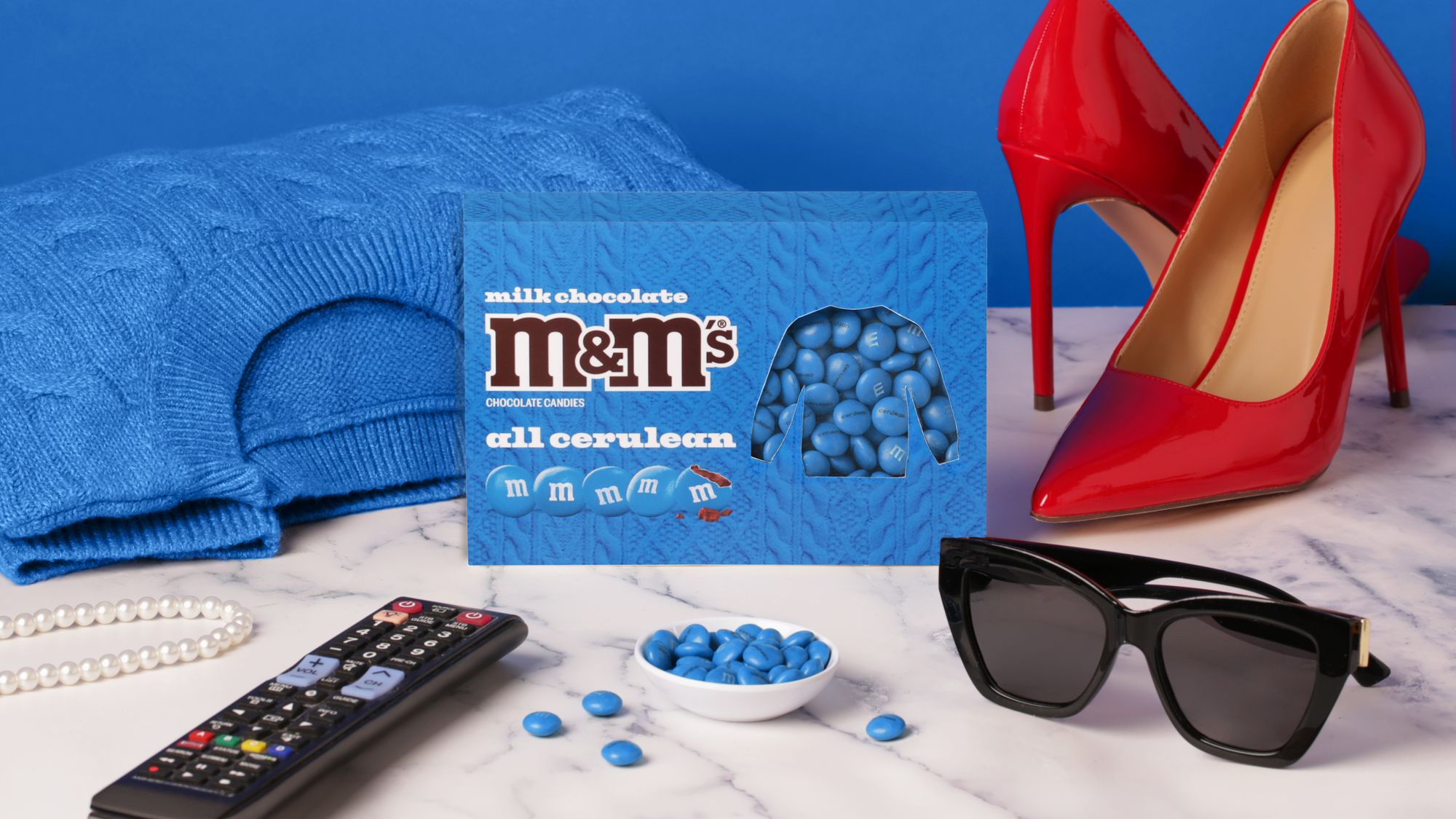 M&M's is releasing an all-cerulean pack to honor 'The Devil Wears Prada 2'