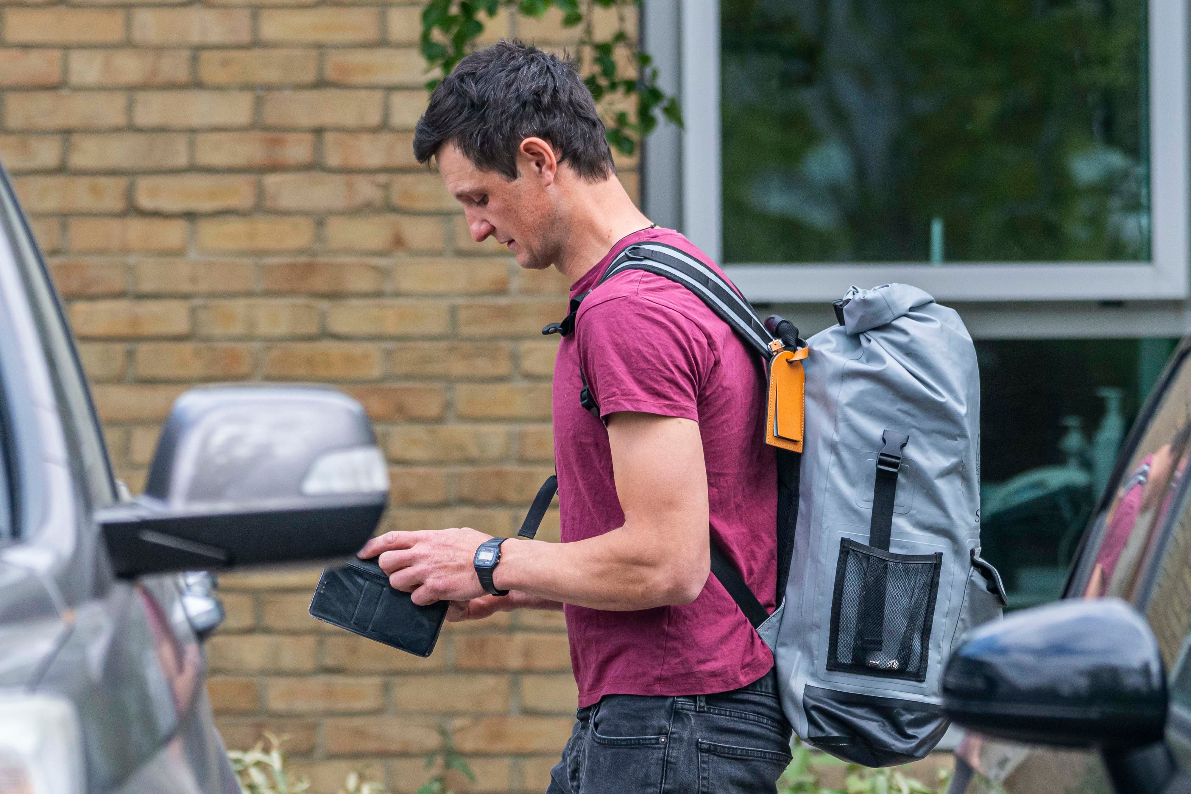 Christopher Wellman leaving Bournemouth Crown Court