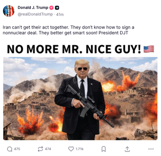 Donald Trump says Iran 'better get their act together' in latest bizarre post on Truth Social