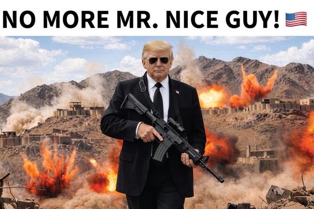 <p>El último meme de Trump en Truth Social lanza una amenaza poco sutil contra Irán </p>