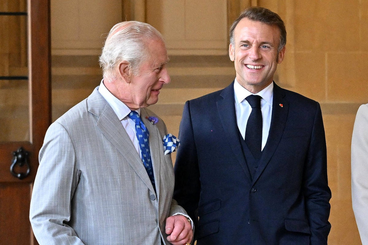 How Macron responded to King Charles’s joke about US ‘speaking French’