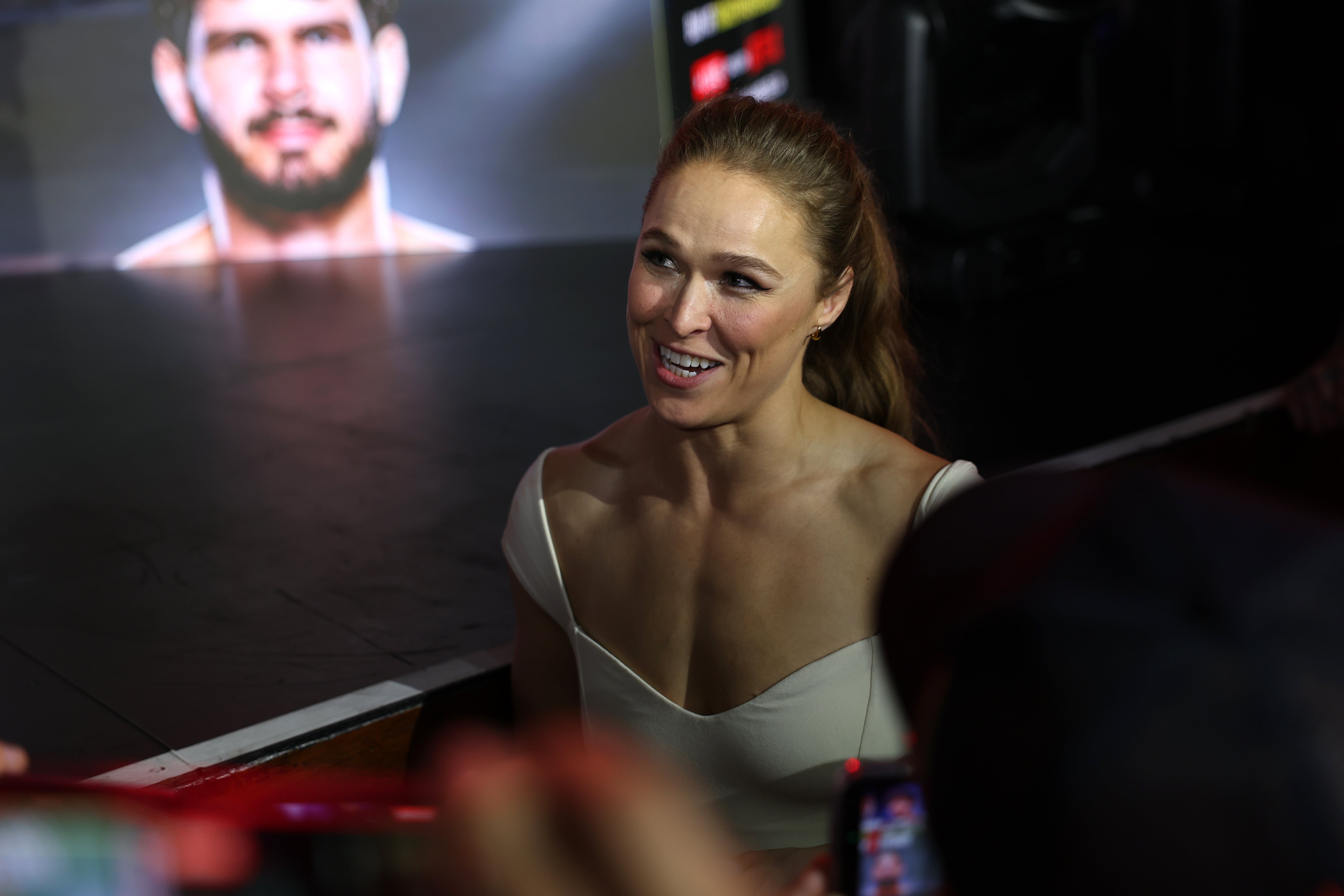 Rousey has been in good spirits during the build to her fight with Carano