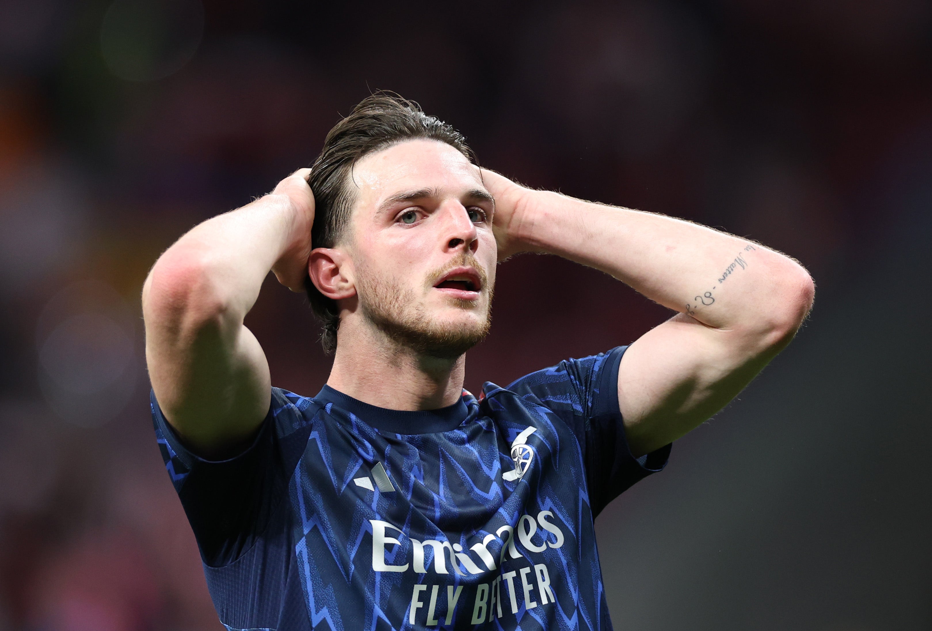 Declan Rice says Atletico Madrid fans ‘provoked’ referee to overturn ‘clear penalty’