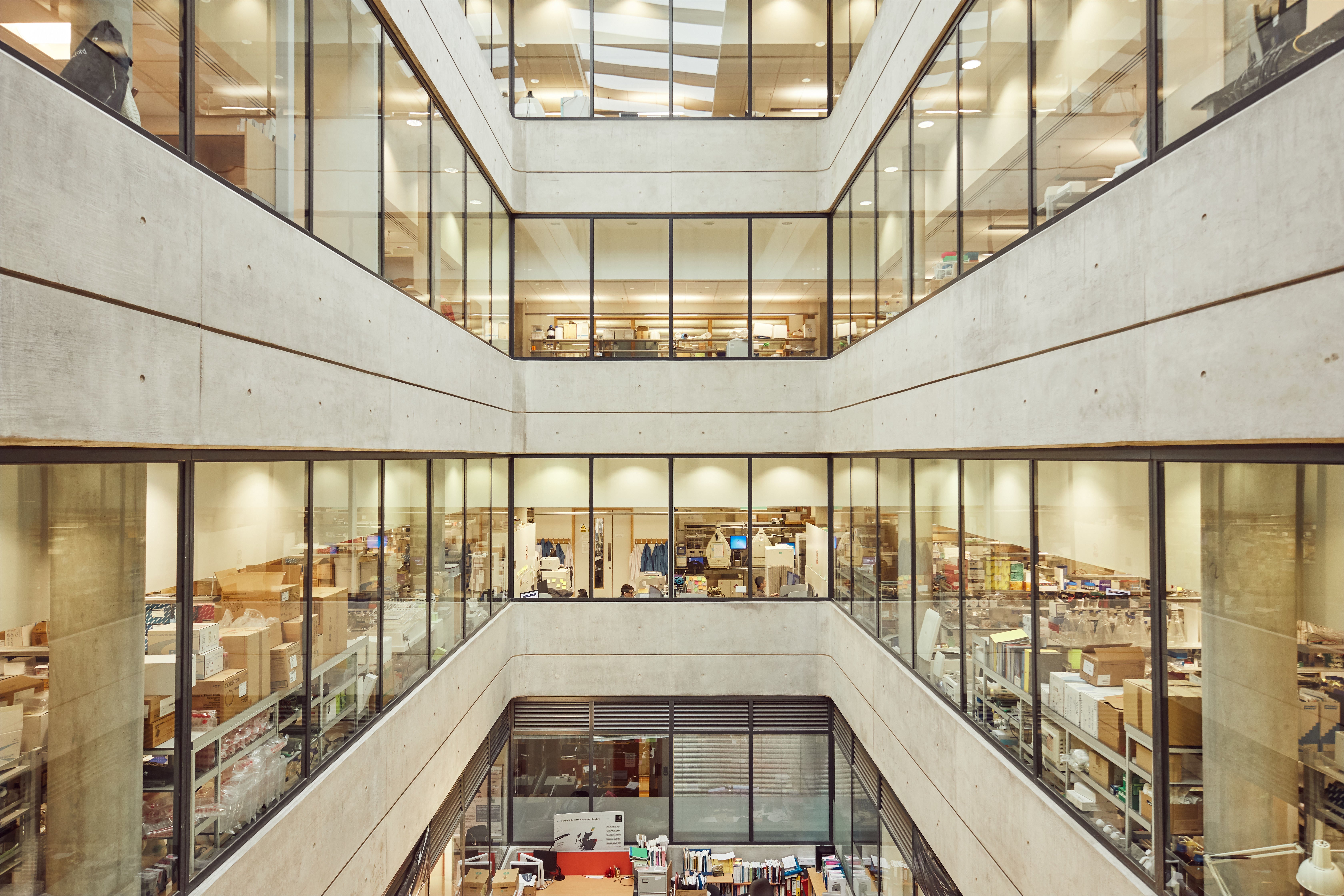 The interior of the Jenner Institute at Oxfrod University