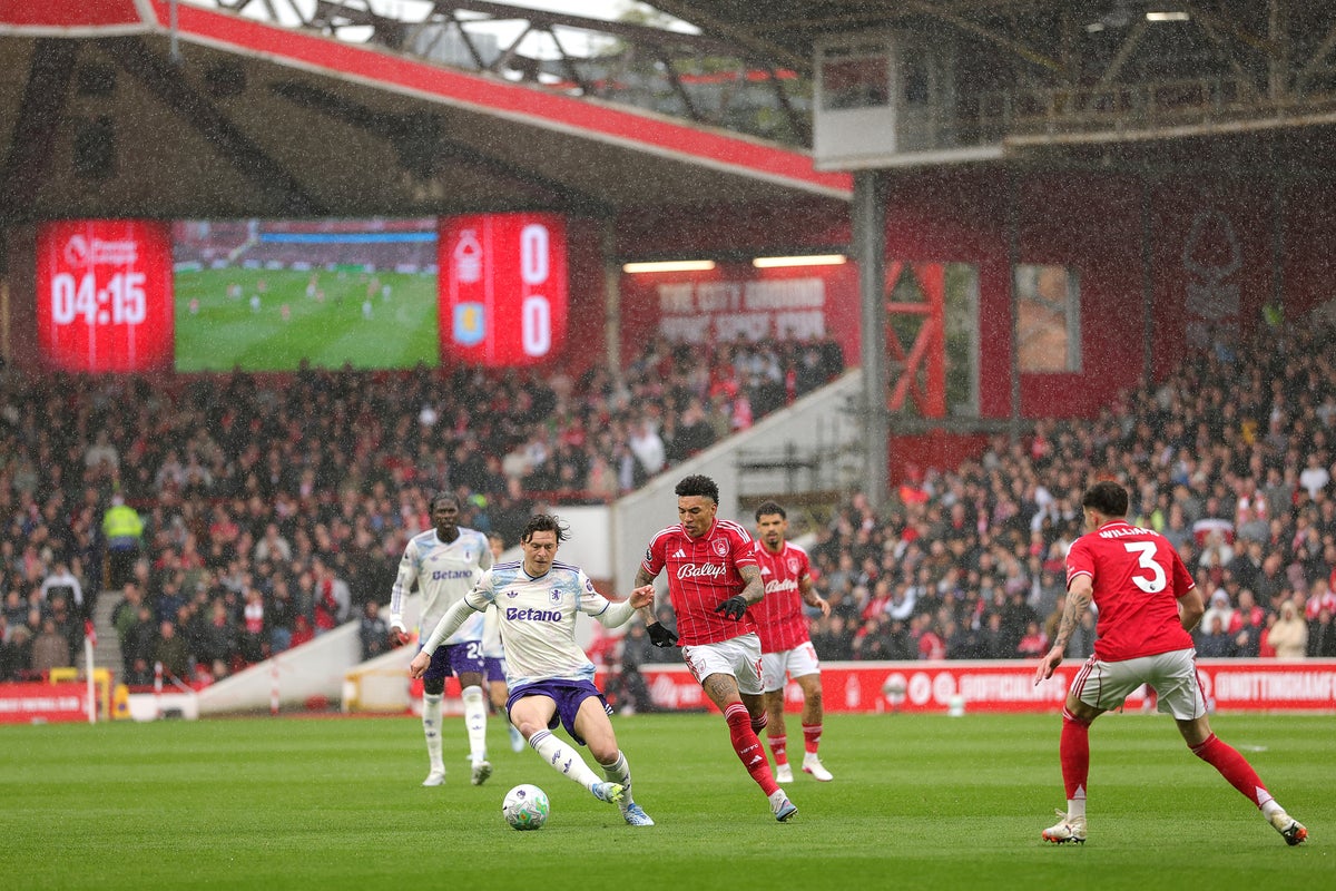 Nottingham Forest vs Aston Villa LIVE: Team news and updates from Europa League