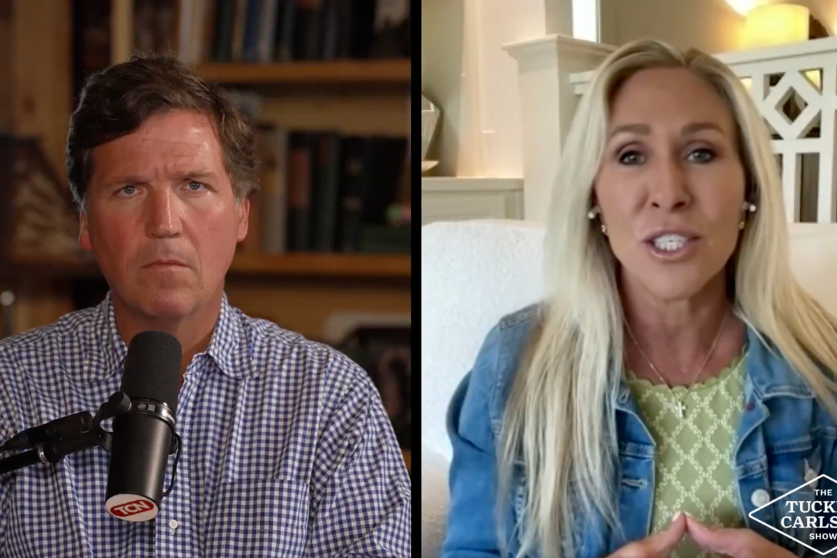 Marjorie Taylor Greene joins Tucker Carlson and ditches Republican party: ‘We’re done with America Last’