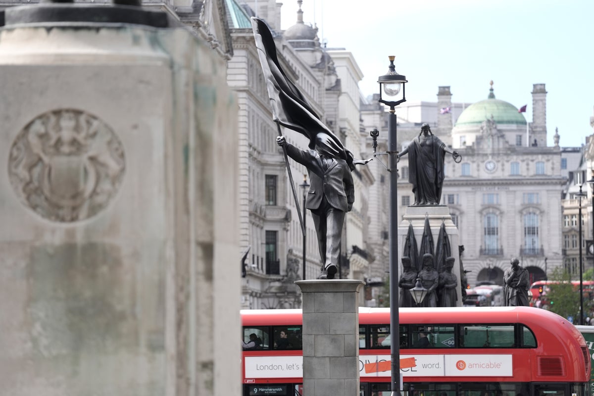 New Banksy statue appears in London – as artist confirms it’s his work