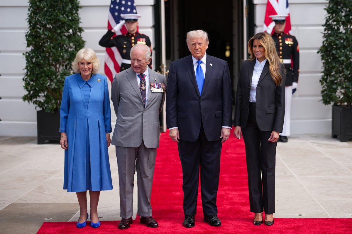 King Charles and Queen Camilla return to White House for Trump sendoff