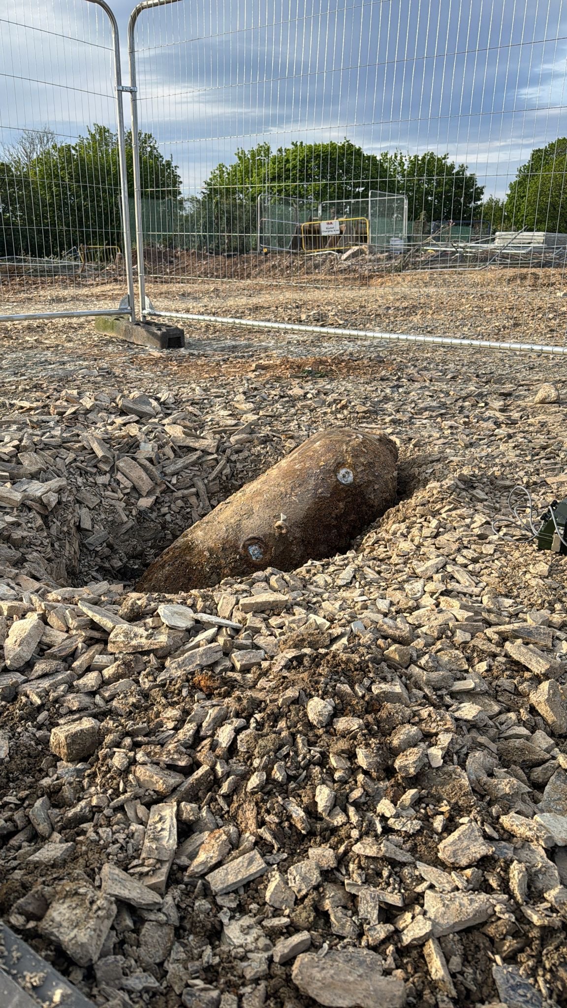World War II bomb uncovered at building site to be detonated