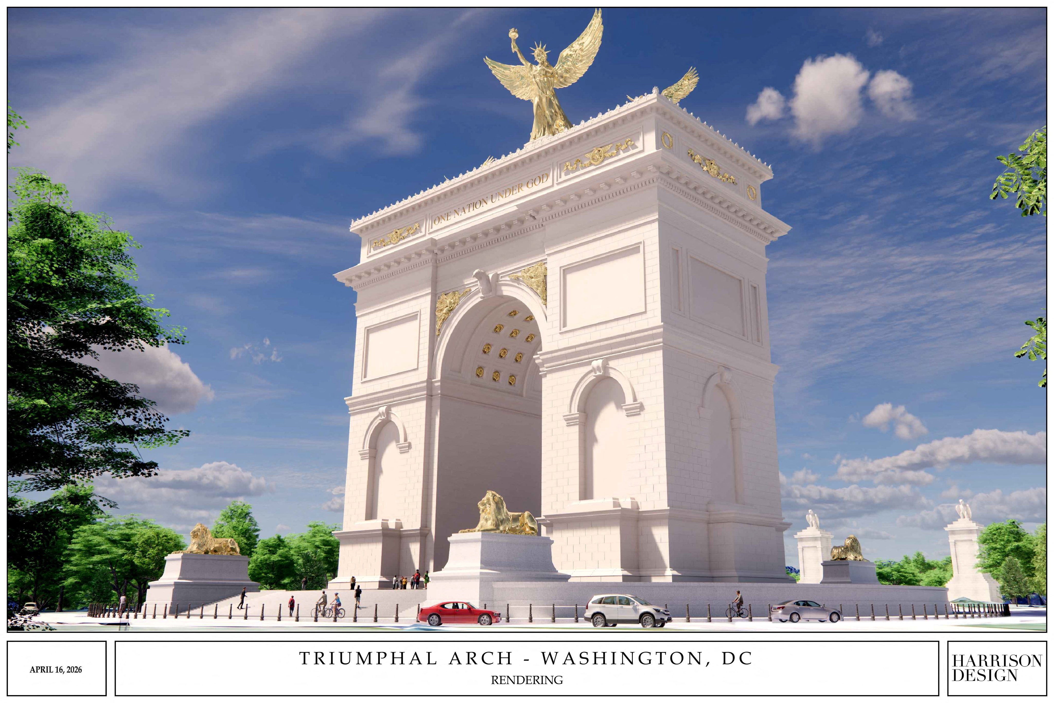 Trump team unveils aggressive timeline to build his DC arch with construction happening 20 hours a day