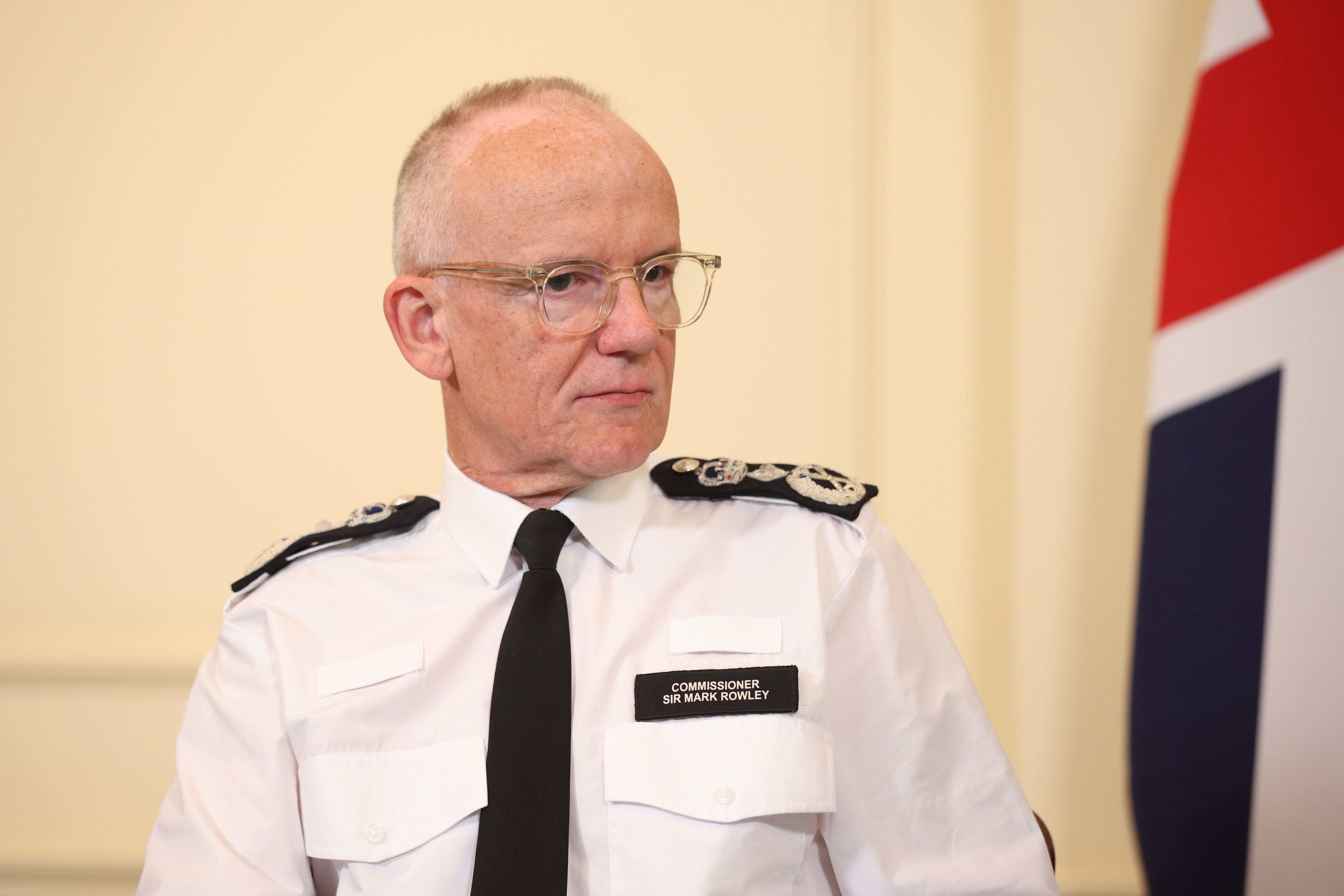 Metropolitan Police Commissioner Sir Mark Rowley lashed out at Zack Polanski (Dan Kitwood/PA)