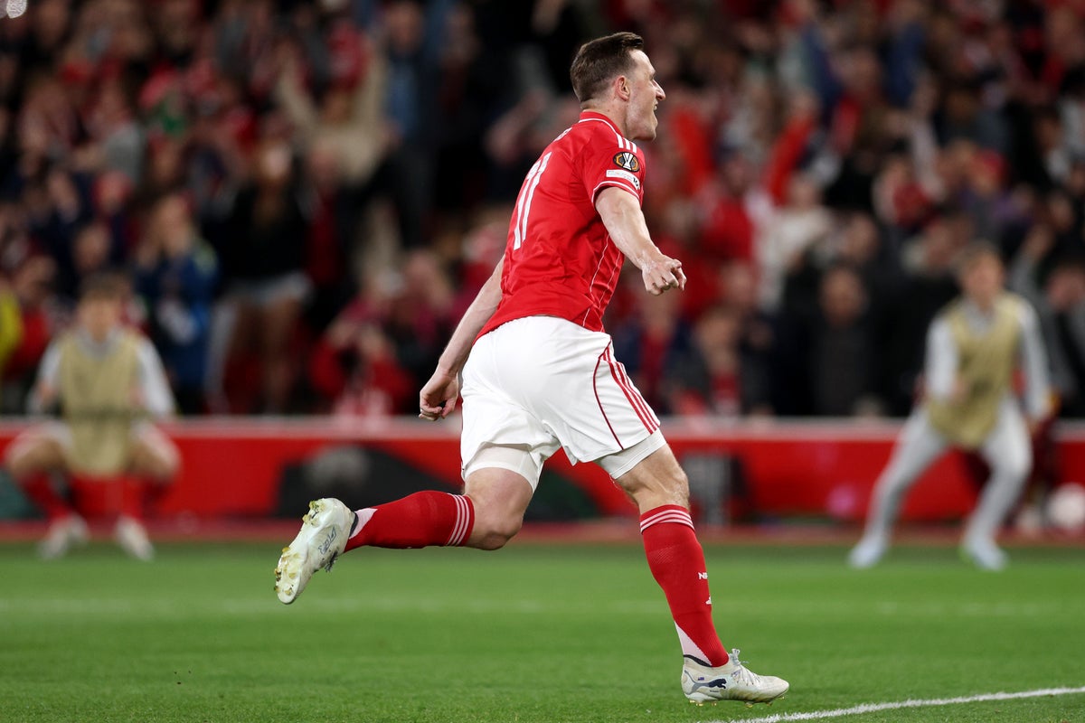 Wood gives Nottingham Forest edge over Aston Villa in Europa League semi-final