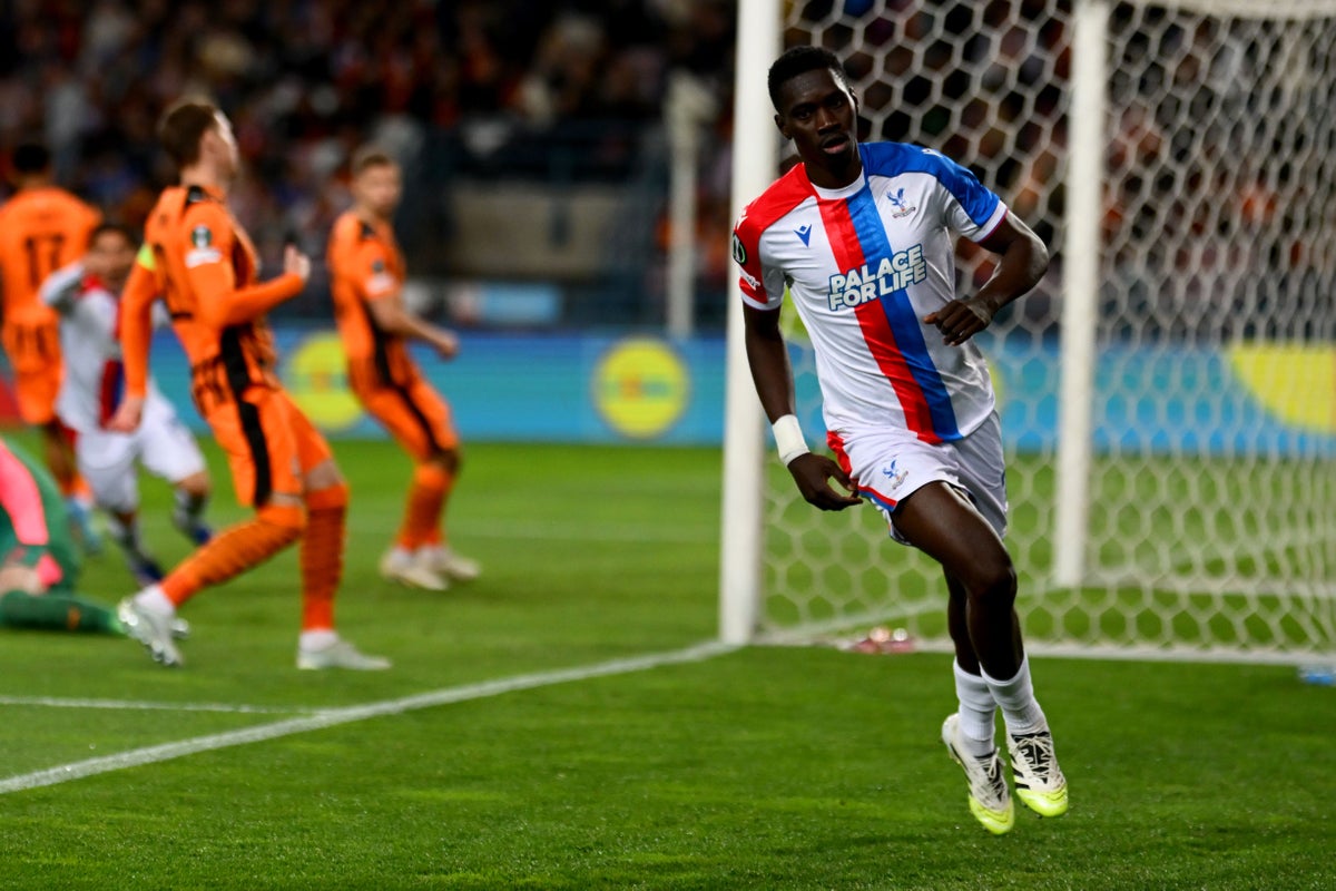 Ismaila Sarr nets fastest goal as Crystal Palace close in on European final