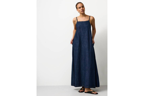 TU dark denim pinafore dress