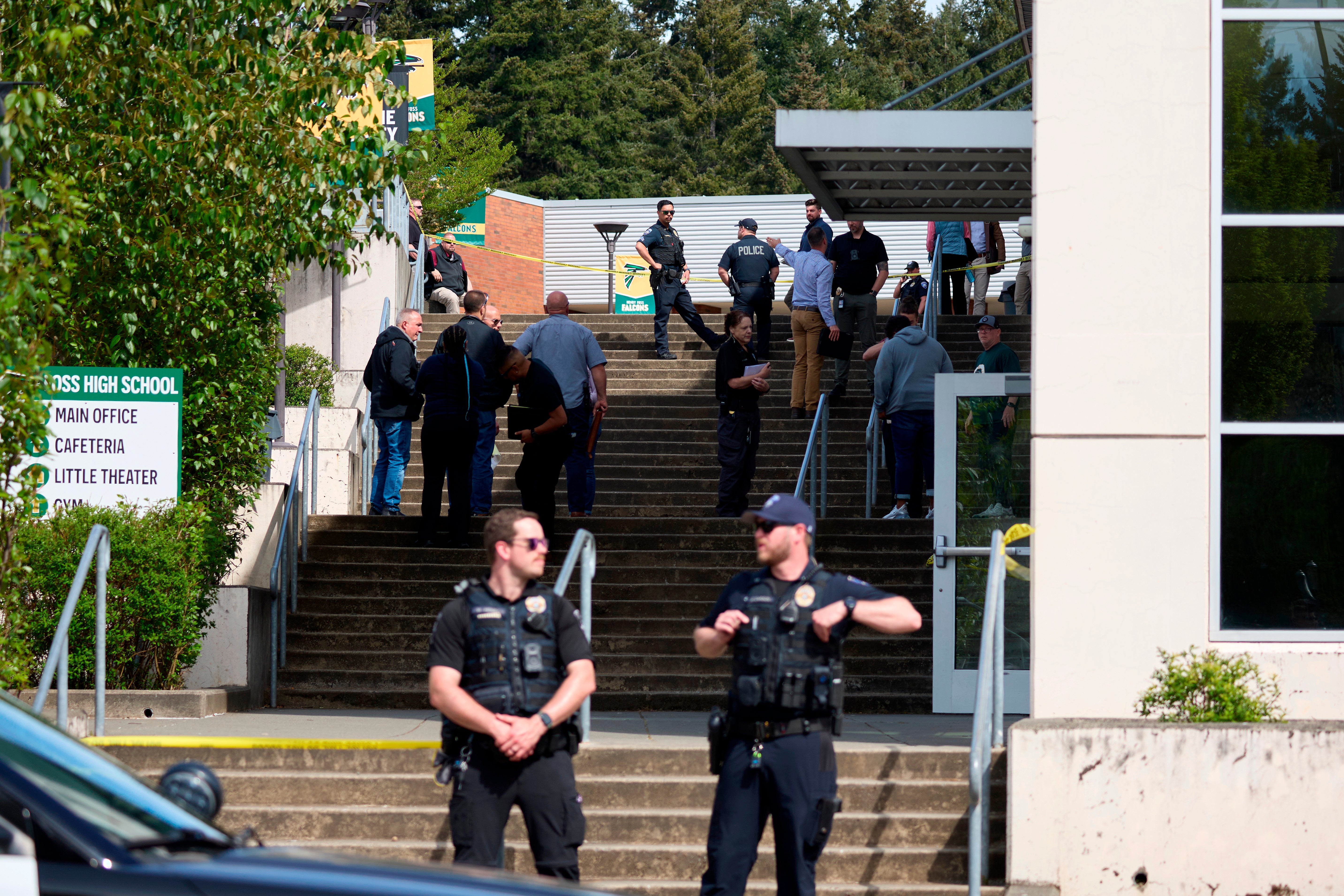 The suspect, a student, has been taken into custody