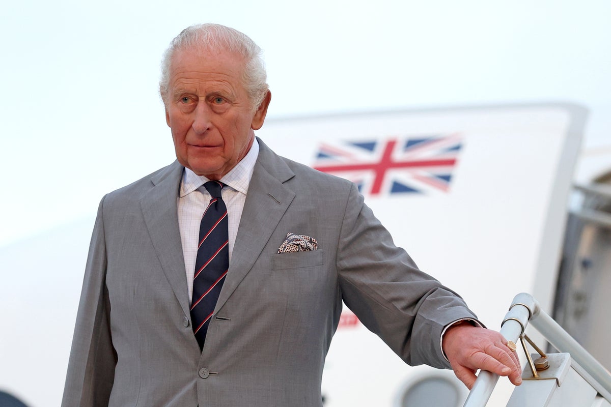 King lands in Bermuda after ending US visit with White House farewell to Trump