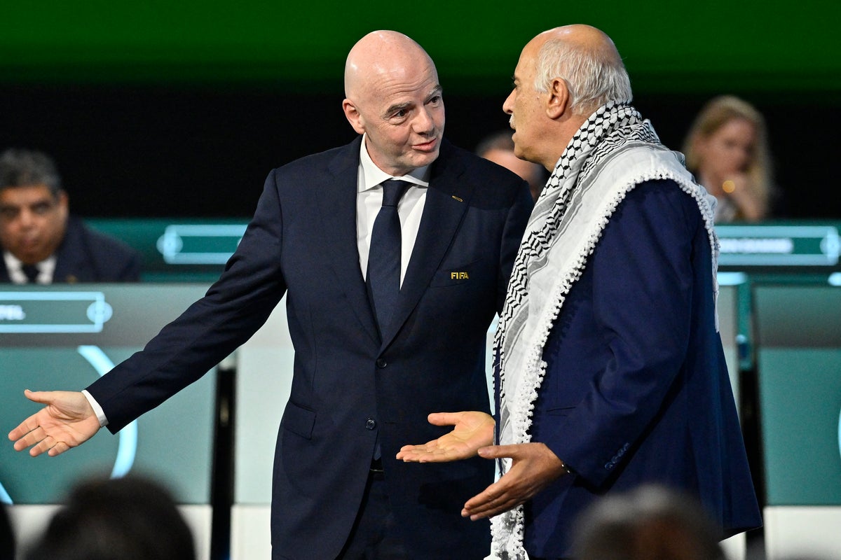 Palestinian and Israeli football chiefs in tense stand-off at Fifa Congress
