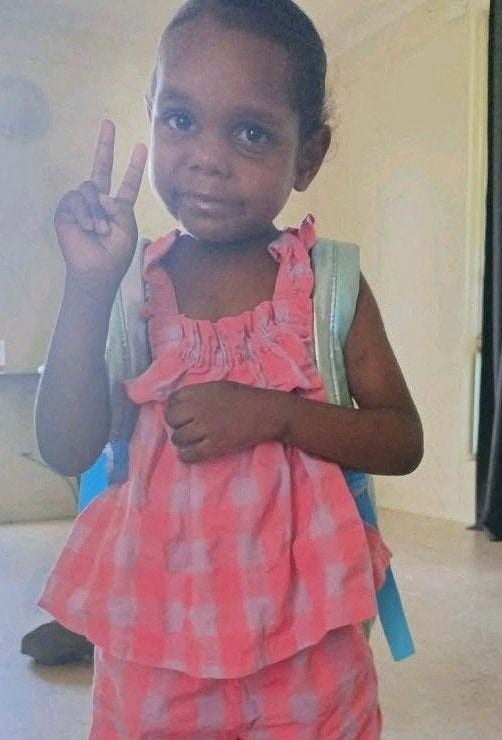 A picture released by police shows Kumanjayi Little Baby