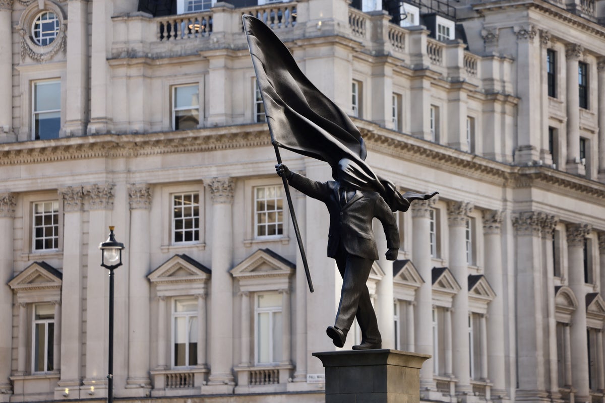 Westminster Council reveals plans for new Banksy flag statue after it appears in London