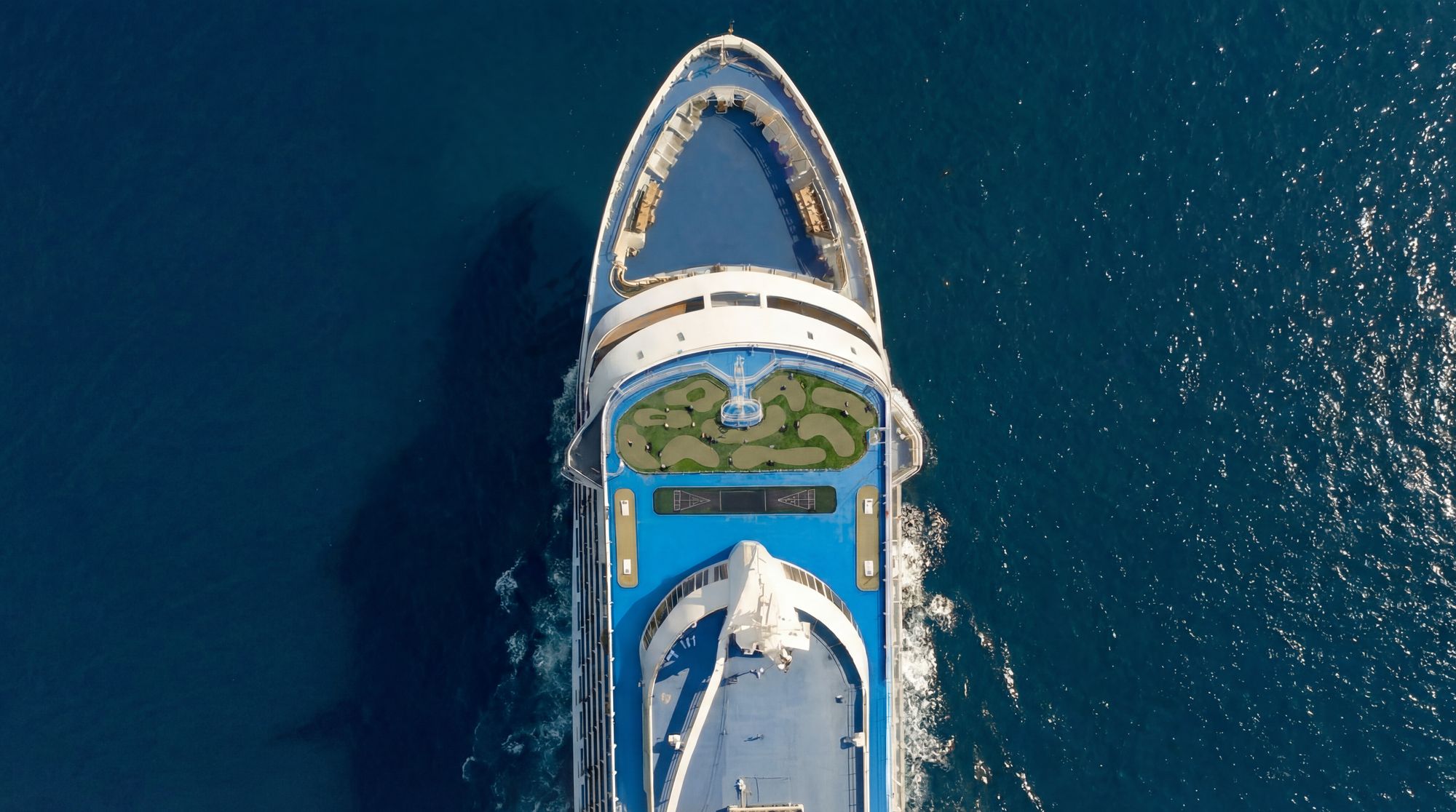 This residential cruise ship has luxury suites that cost up to £3m