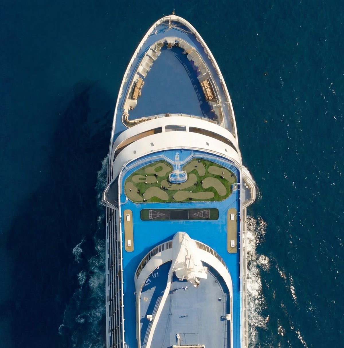 This residential cruise ship has luxury suites that cost up to £3m