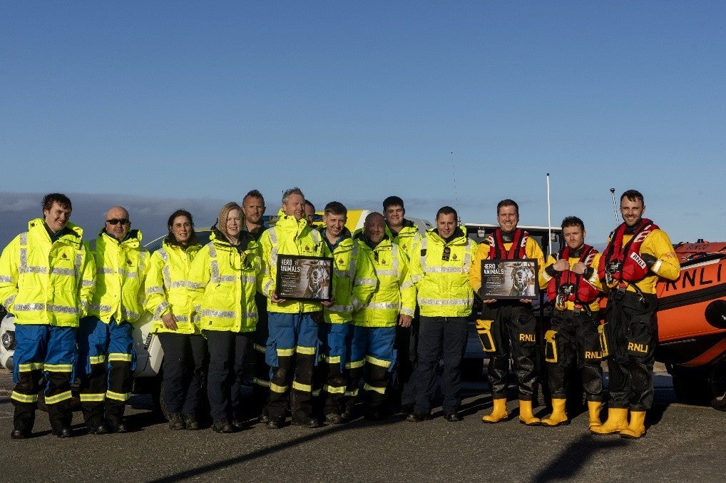 The crew members of North Berwick RNLI