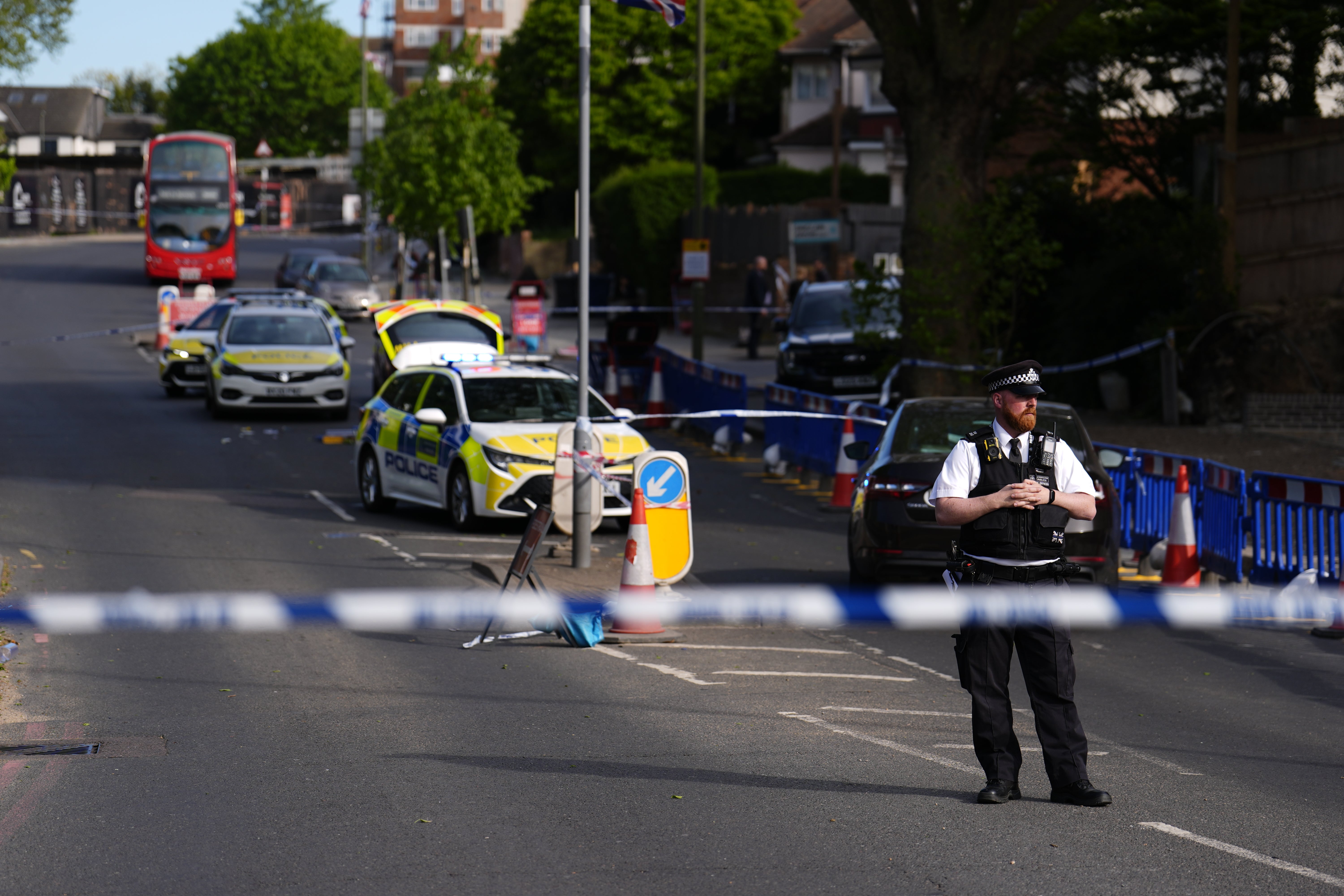 Two Jewish men were stabbed in an incident in Golders Green, north London, on Wednesday (PA)