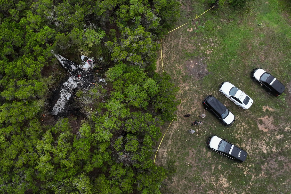 A small plane has crashed in Texas Hill Country, killing all 5 on board, officials say