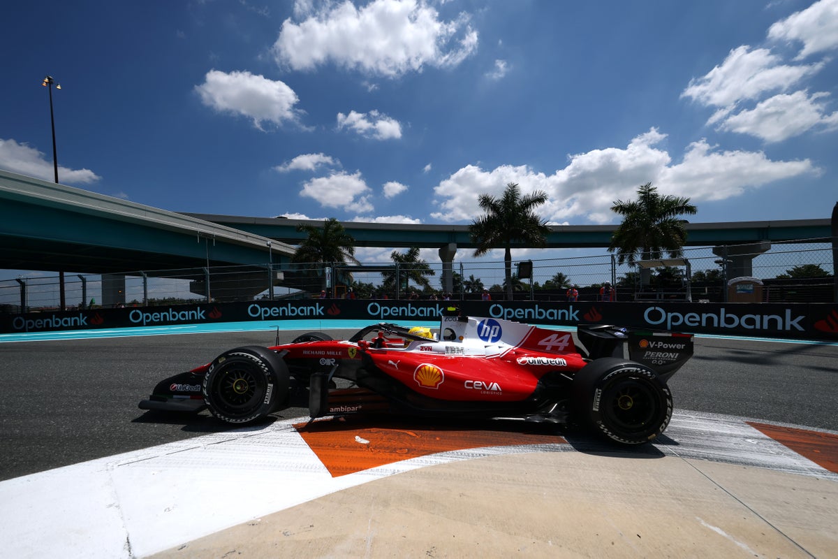 F1 Miami GP LIVE: Practice results and times with Leclerc quickest ahead of sprint qualifying