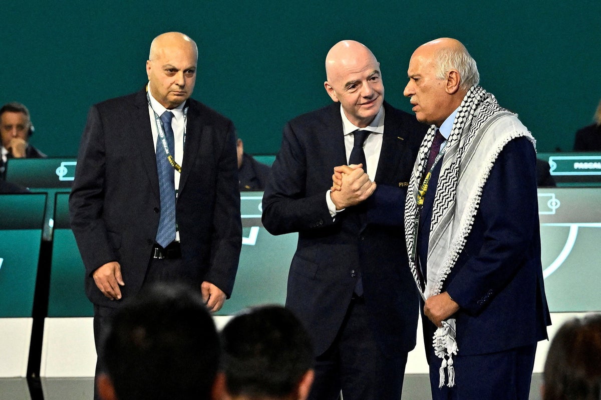 Gianni Infantino scores own goal over Israel-Palestine handshake attempt
