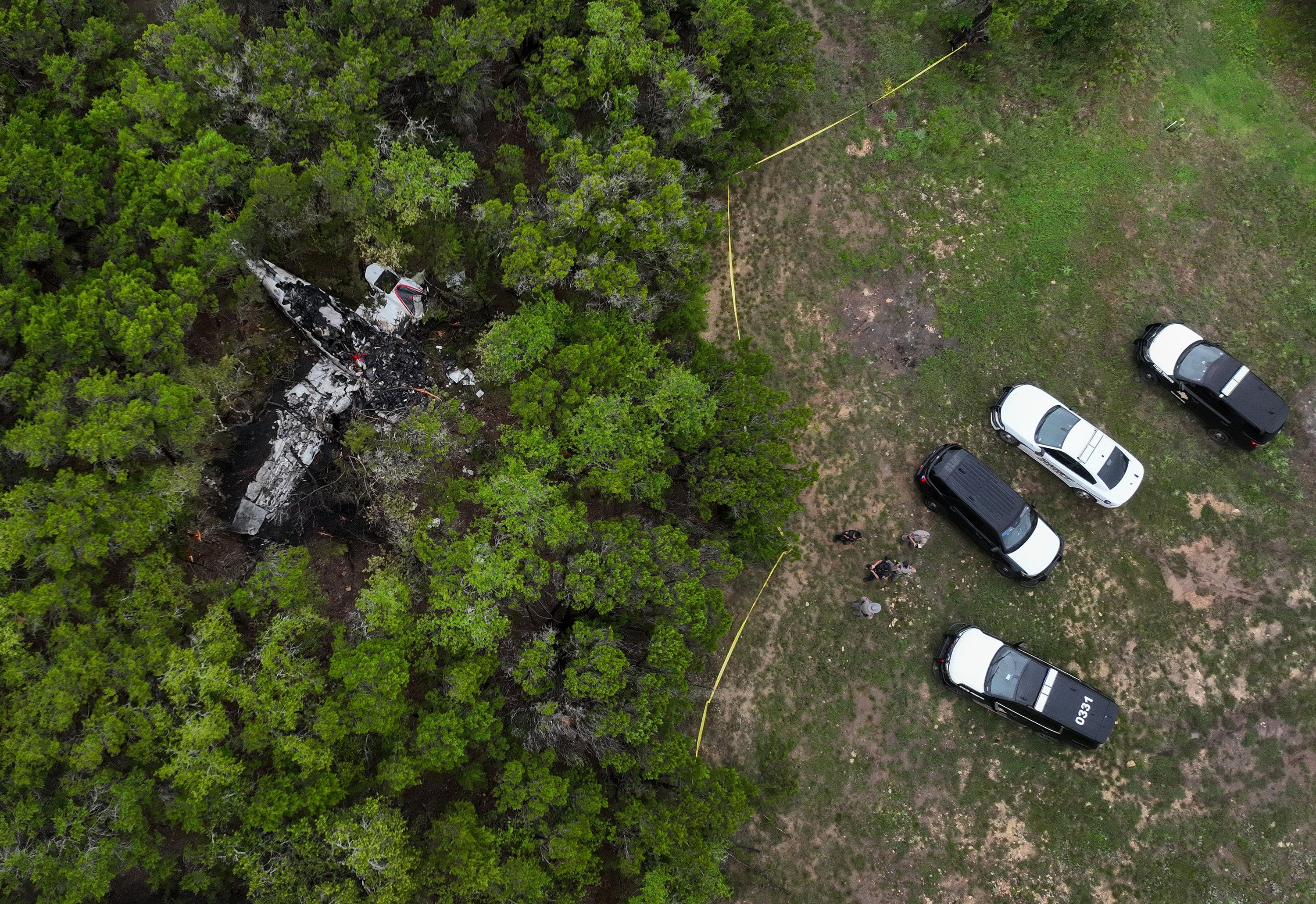 Weather conditions in the area were mostly cloudy shortly before the crash