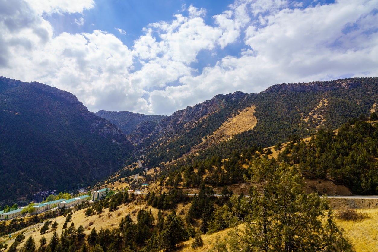 The Zaamin National Park is a huge contrast to the vast plains that lead there