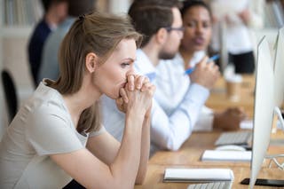 Women make up 49% of entry-level jobs in finance but just 23% in the C-suite