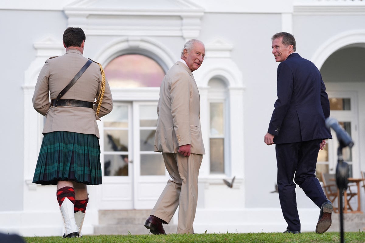King Charles apologises for 400-year wait during Bermuda visit
