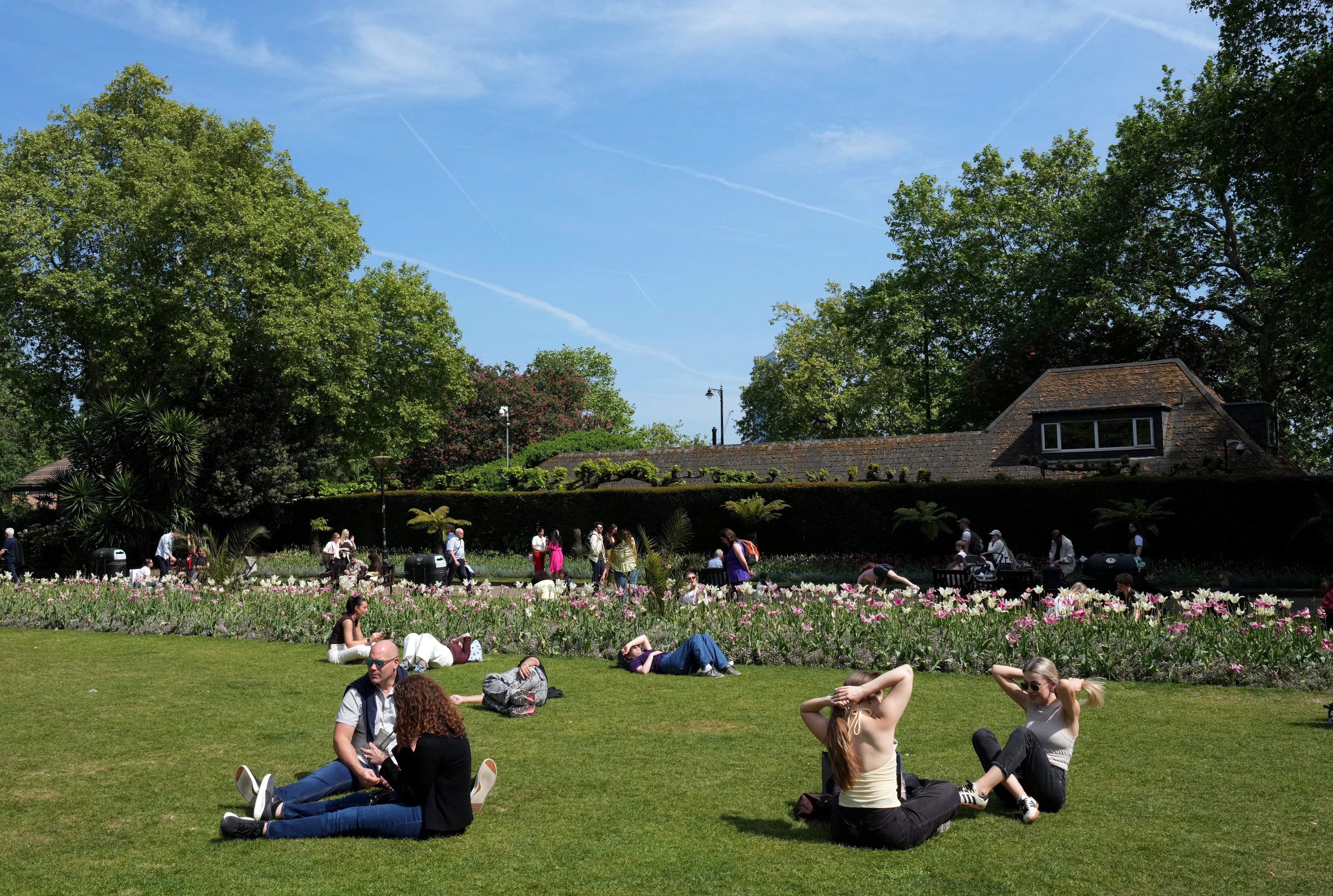 Many Brits enjoyed sunny spells early on Saturday