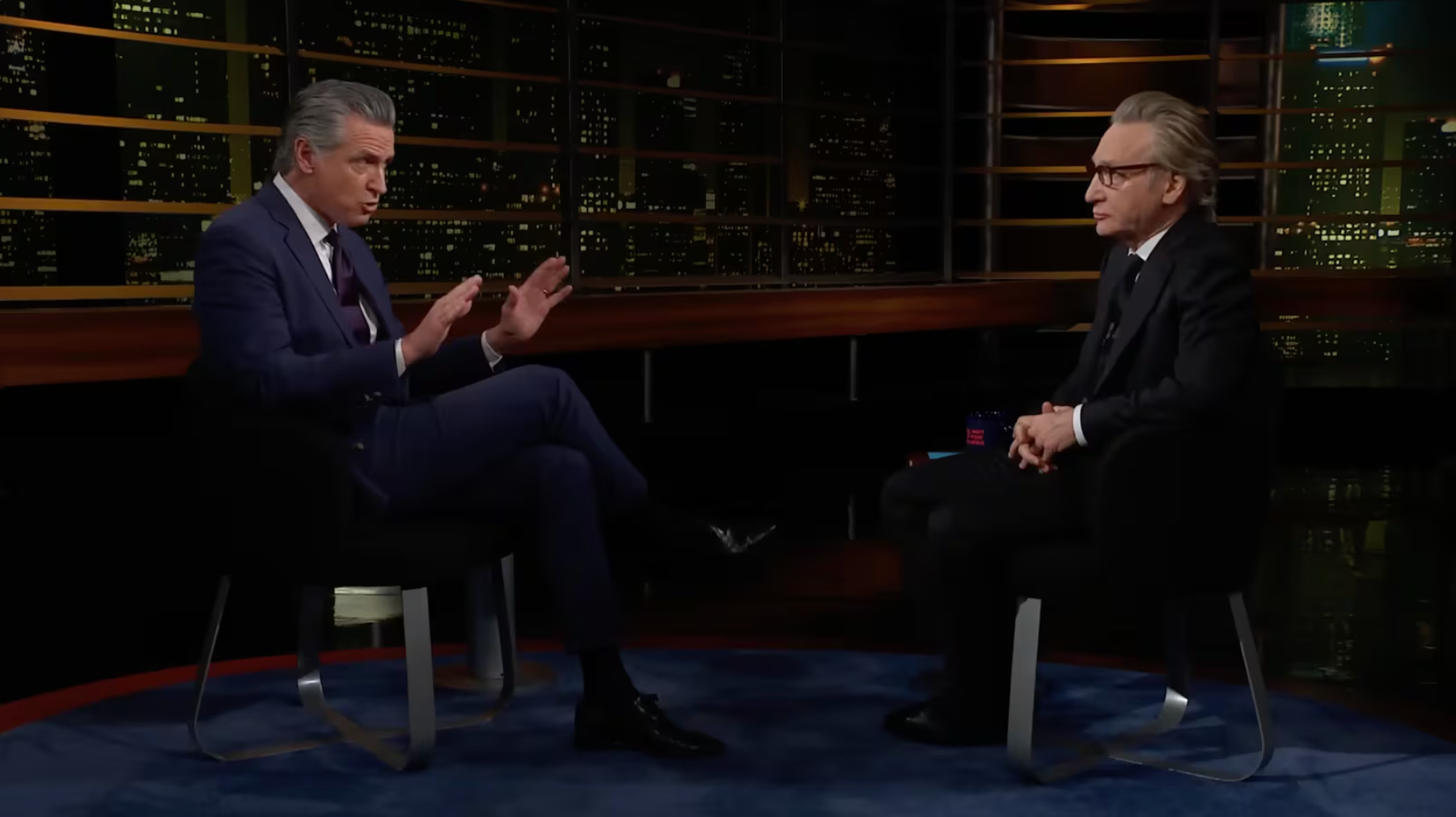 Bill Maher tried to compare Gavin Newsom to Donald Trump, Newsom was not having it