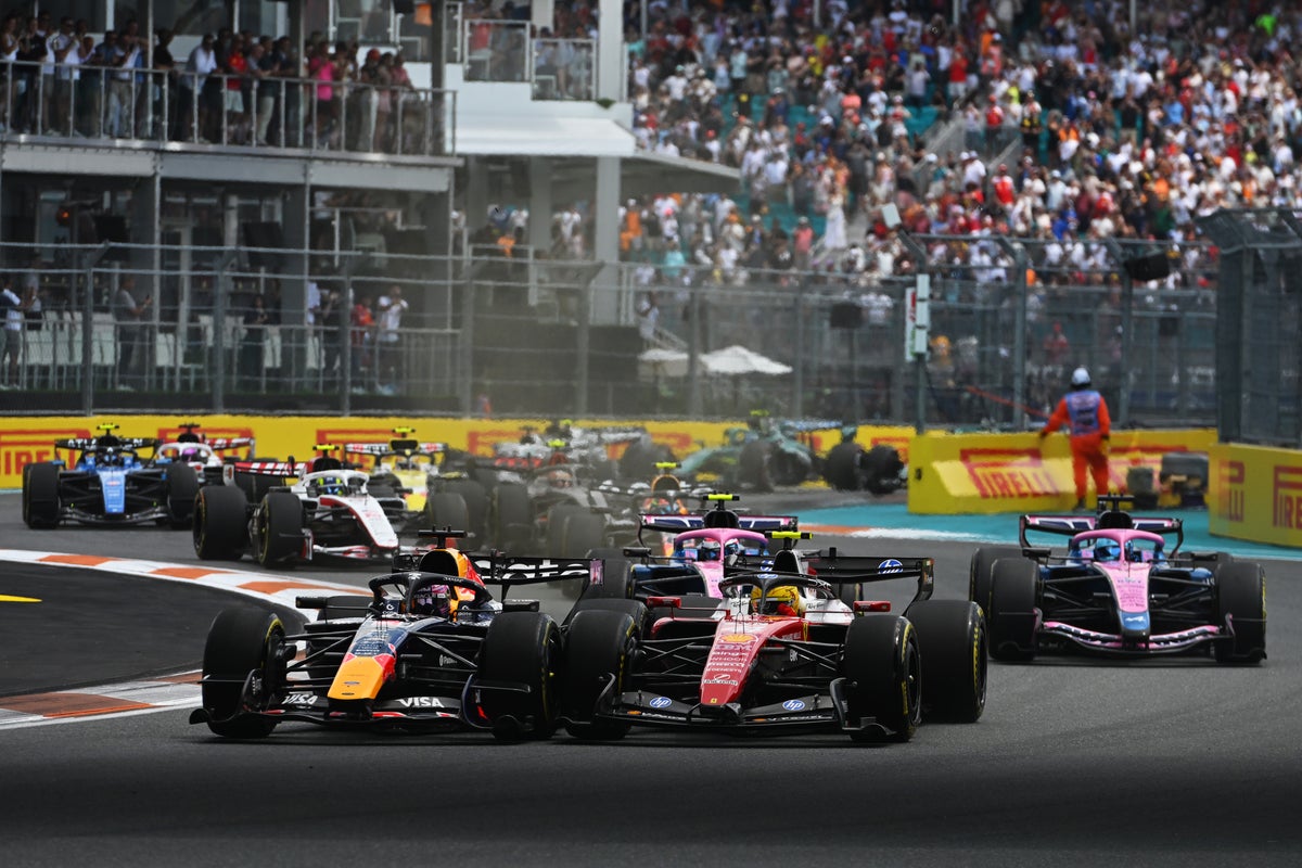 F1 Miami GP LIVE: Sprint race results, standings and qualifying start time
