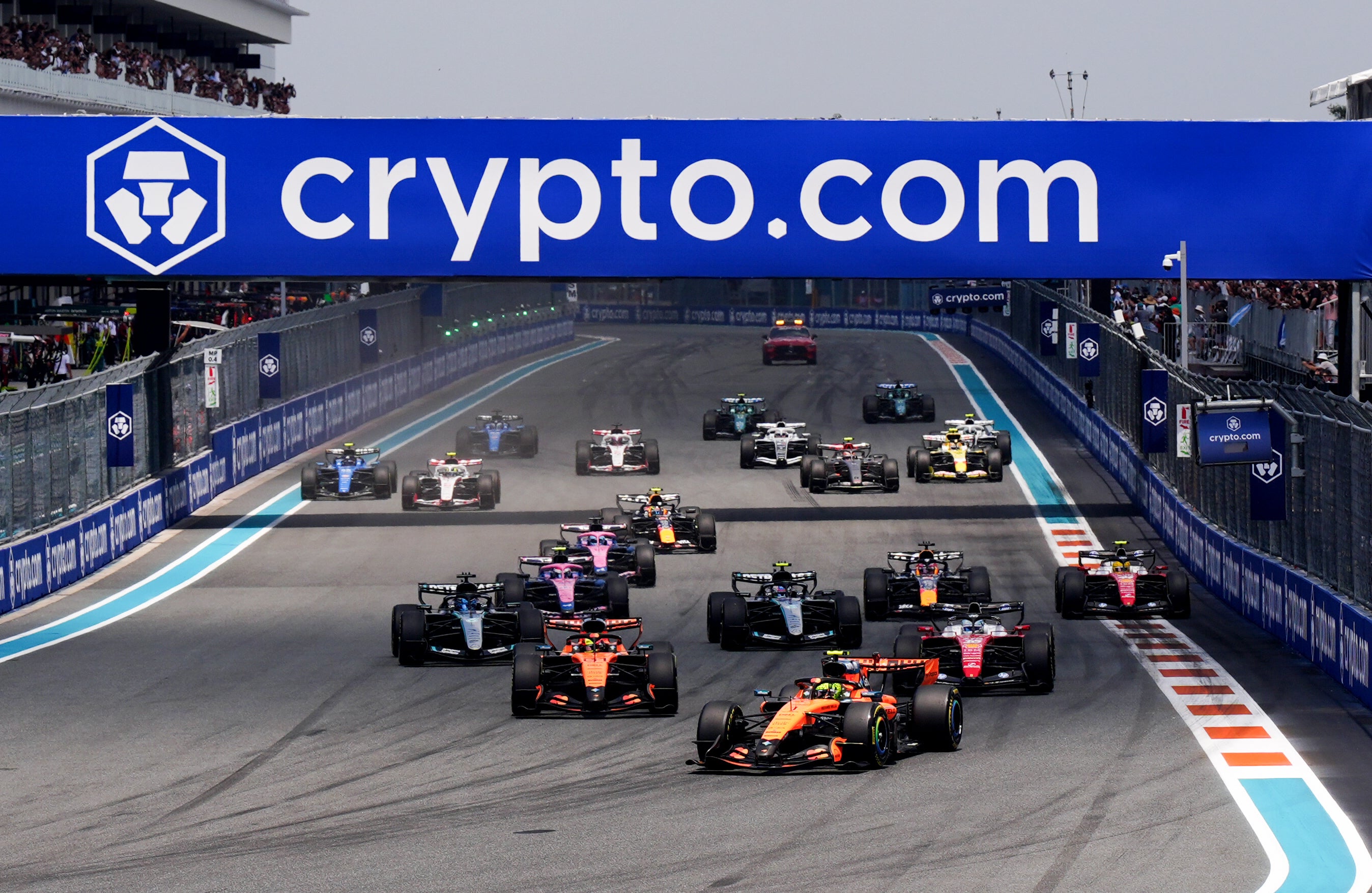Lando Norris won the sprint in Miami