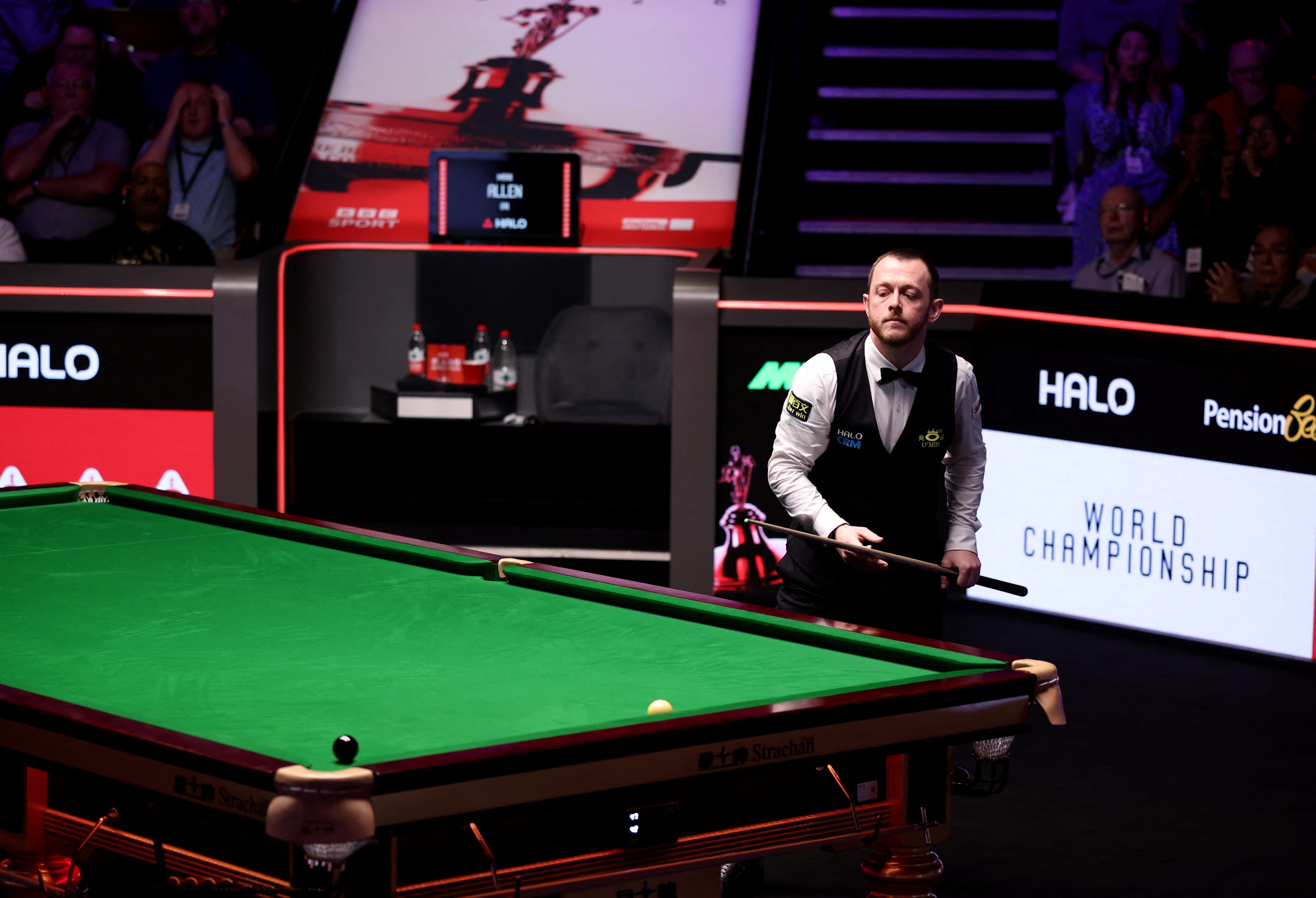 Allen could scarcely believe his routine miss