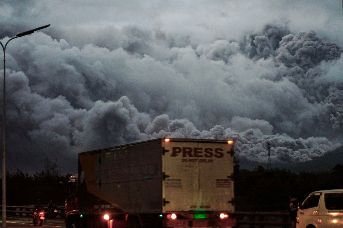 Airspace restricted and thousands evacuated as Mayon volcano erupts in Philippines