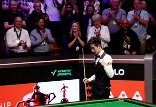 Wu Yize battled past Mark Allen in the semi-finals