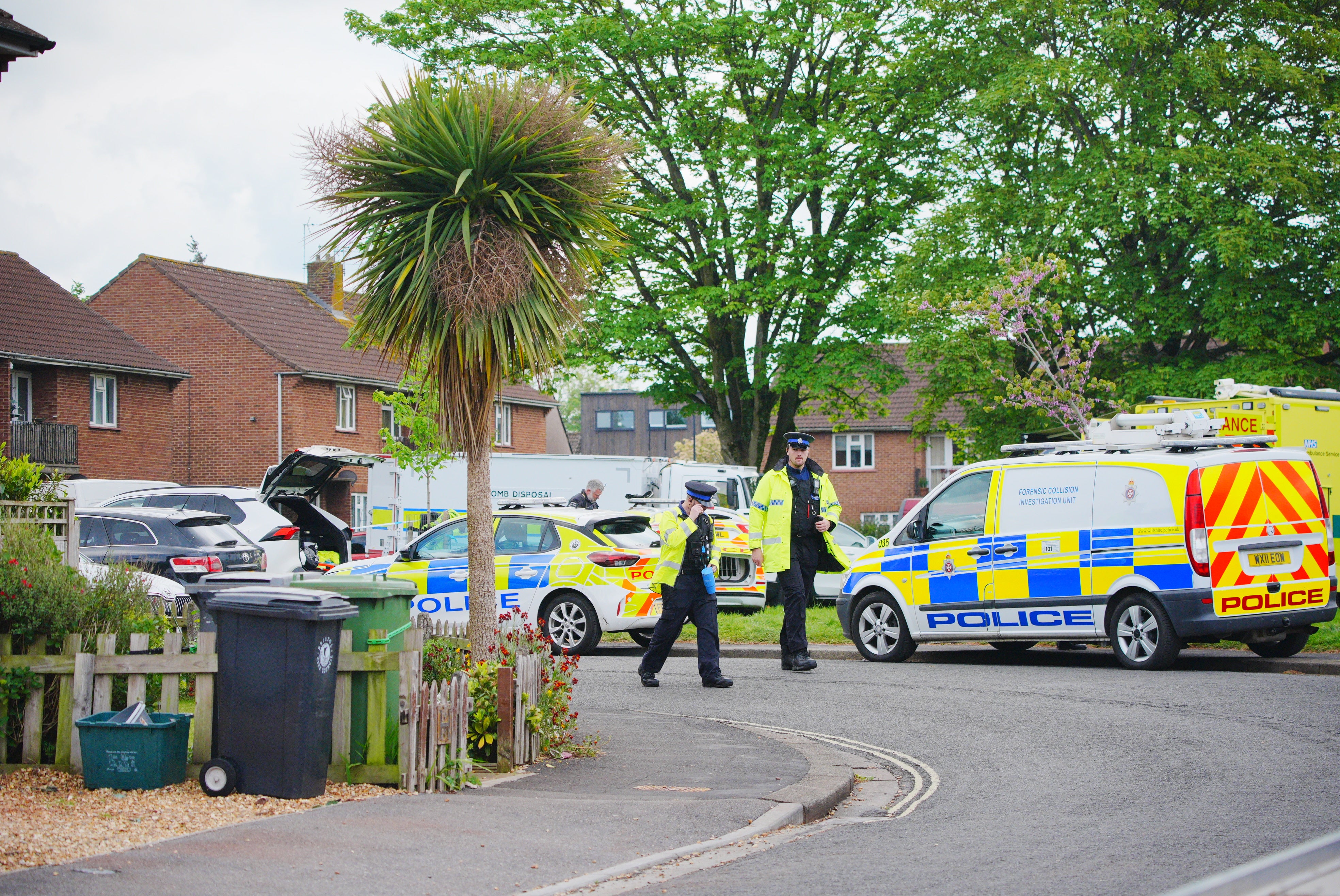 People were evacuated from the area