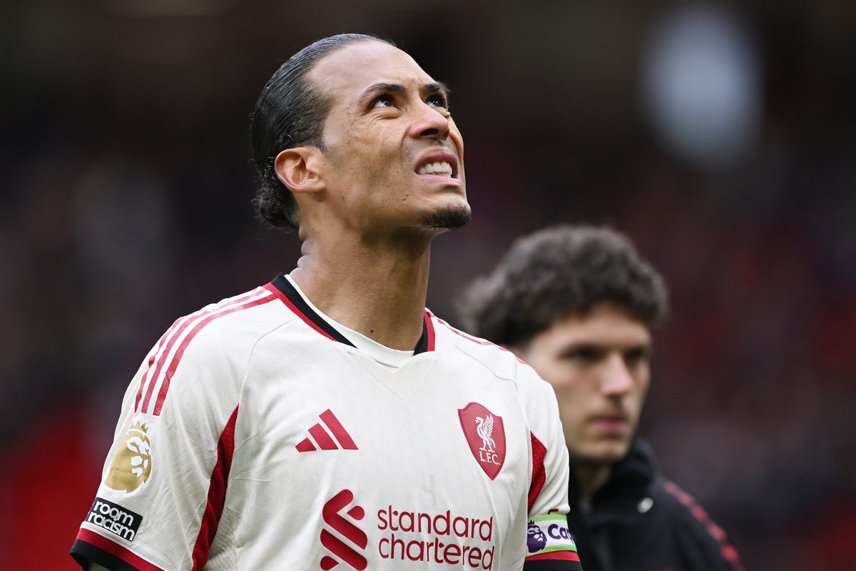 Virgil van Dijk hits back at Liverpool holiday claims amid ‘unacceptable’ season after Man United loss